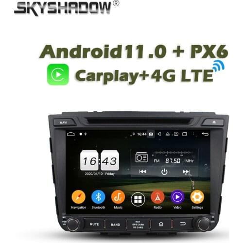 720P Wireless Carplay PX6 Car DVD Player Android 10.0 4G + 64G For Hyundai Creta IX25 2014 - 2018 GPS RDS Radio Wifi Bluetooth