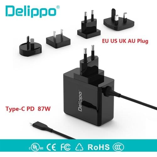87W USB-C Power Adapter Type-C Charger For Latest Apple Macbook Pro 12 13 15 inch A1706 A1707 A1708 For Dell XPS HP XIAOMI