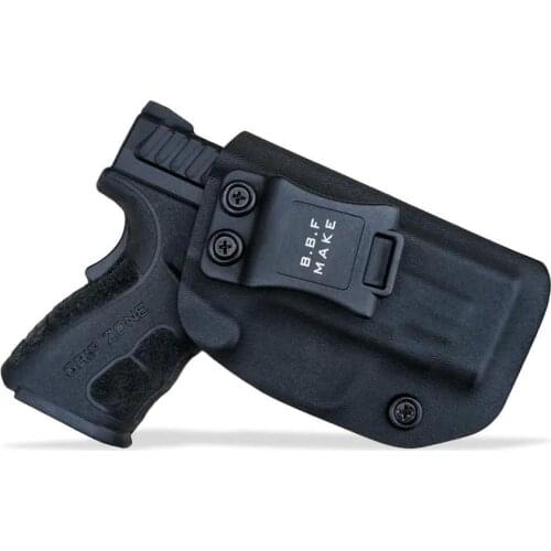 B.B.F Make IWB KYDEX Holster Fits: SpringField XD-9 Single Stack Gun Holsters Inside Concealed Carry Case Pistol Bags