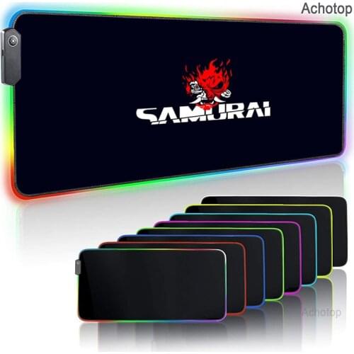 Cyber 2077 80*30cm Large Gaming Mouse Pad Gamer Computer Pad Big Mouse Mat Keyboard Desk Mat Anti-slip Natural Rubber Mousepad