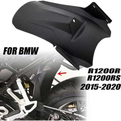 Motorcycle Rear Mudguard Fender For BMW R1200R R1200RS LC R1250R 2015 2016 2017 2018 2019 2020 ABS Plastic Black