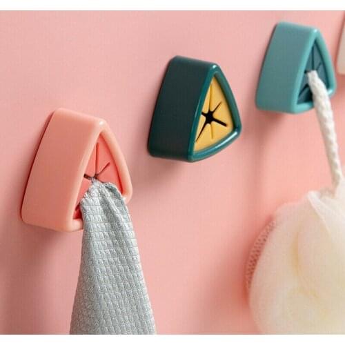 Towel Holder Kitchen Storage Hooks Sucker Rag Organizer Bathroom Mounted Hook