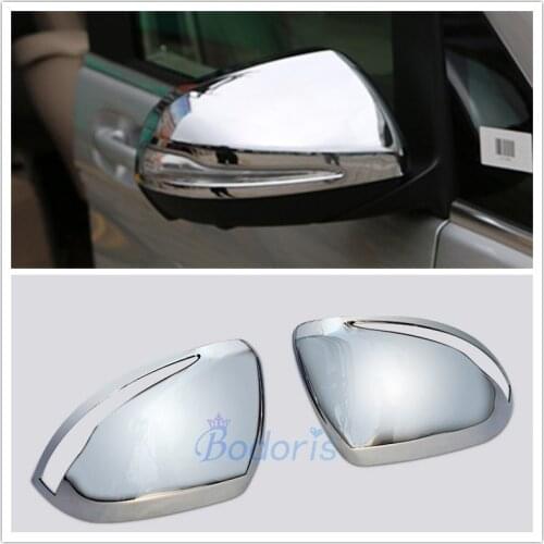 For Mercedes-Benz V Class V260 2014 2015 2016 2017 2018 Rearview Mirror Cover Side Wing Cap Shell Case Trims Chrome Accessories