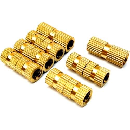 【DX-Market】M10 Insert Nuts , M1-M16 Brass Thread Inserts Injection Nut ,B011