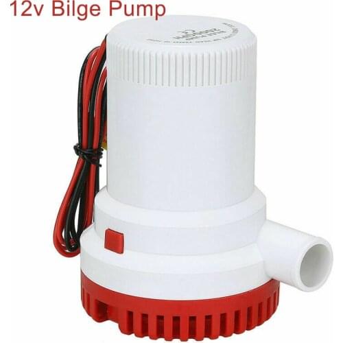 12V Bilge Pump Electric Water Pump Yacht Boat Marine Bilge Pump Submersible New 2000GPH