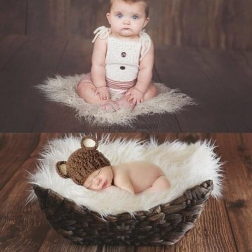 Photography Newborn Photographic Backdrops Newborn Props Blanket Basket Stuffer