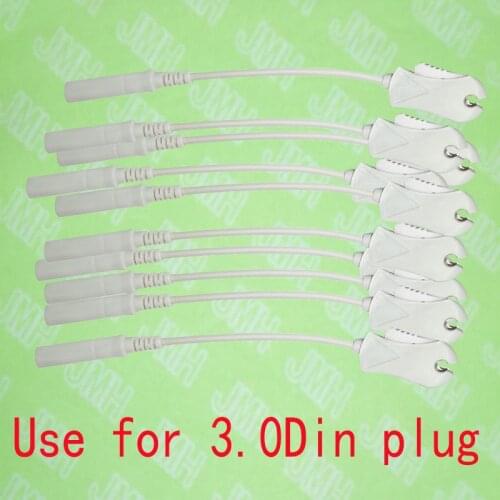 ECG and EKG cable electrodes adapter,use with 3.0 DIN shift to clip leadwires,10pcs in set