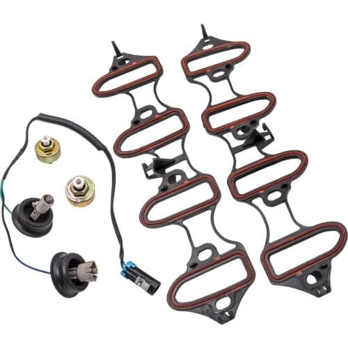 Knock Sensor Harness Intake Manifold Gasket Kit Fit for GMC Sierra for Yukon Savana