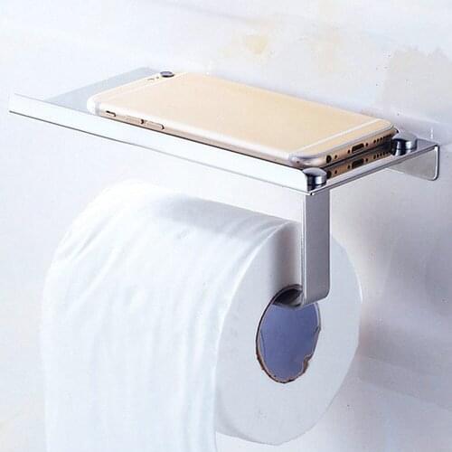 Toilet Roll Tissue Holder Stand Paper Storage Dispensers Wall Mounted Bathroom Storage Holders For Kitchen Storage Rack#w