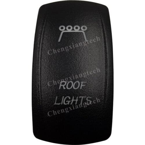 Car Boat Truck Backlit Swtich Cap- Laser Engraving - ROOF LIGHTS-for Led Carling Arb Narva 4x4 RV Rocker Switch, Cover Only
