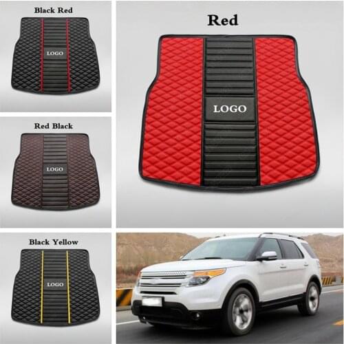 Custom Car Trunk Mats for Ford Focus Mondeo Fiesta Mustang S-max Explorer Ecosport C-max Tourneo F-150 Everest Edge Boot Pads