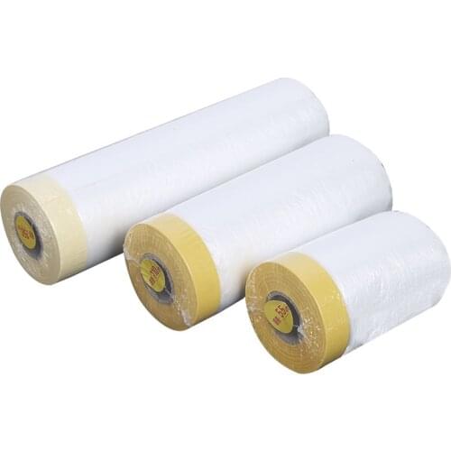 ATPRO Self-adhesive self-adhesive plastic protective masking film for auto painting furniture decoration