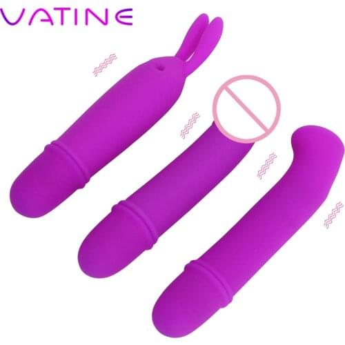 VATINE Silicone 10 Speed Mini Bullet Vibrator G Spot Massage Waterproof Sex Products Adult Sex Toys for Women Dildo Vibrator
