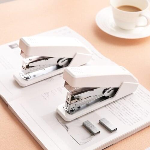 1 pcs MIRUI creative new effort stapler one finger press easy office 20pages large thick standard stapler school office supplies