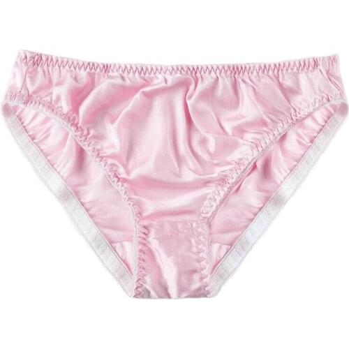 New Sexy Ice Silk Panties Women Lingerie Elastic Briefs Underpant трусы Tempting Female Breathable Cozy Underwear Wholesale