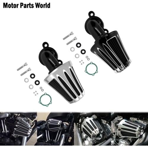Motorcycle Air Cleaner Intake Filter Aluminum Black/Chrome For Harley Sportster XL 1200 883 Iron Seventy Two Roadster 2004-2021