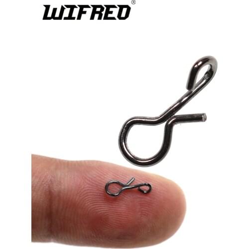 500PCS Quick Change Snap Fish Hook Lure Fly Fishing Snaps Terminal Tackle Wholesale / Retail