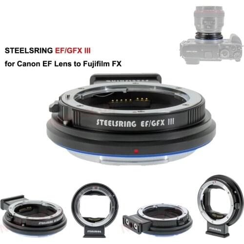 PEIPRO STEELSRING EF/GFX Auto focus lens adapter EF-GFX for Canon EF to Fujifilm GFX100/50R/50S cameraS