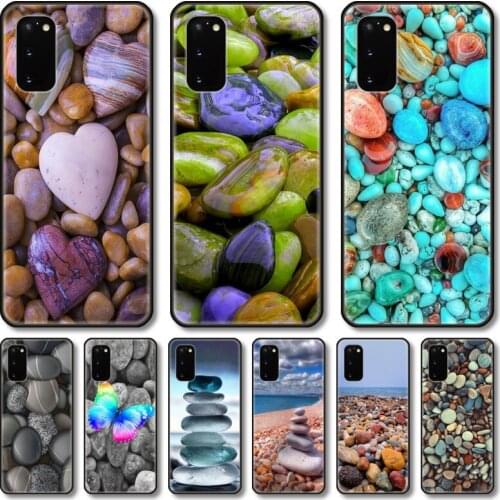 Beautiful rocks Phone Case For Samsung Galaxy Note S 21 20 10 9 8 E Lite FE UW Ultra 5G PRO Black Shell Cover