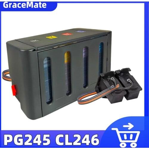 DMYON Compatible for Canon PG245 CL246 CISS Refill Ink Cartridge IP2820 MX492 MG2924 MX492 MG2520 PG245 CL246 Ink Cartridge