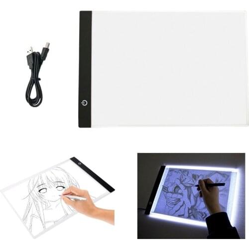 Magic fun A4 dimmable LED digital tablet drawing copy toy electronic painting drawing board children educational toys kids gifts