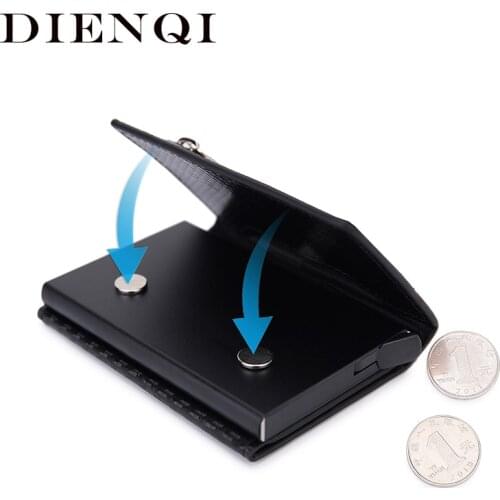 Custom Wallet Rfid Metal Card Holder Men Wallets Laser Customized Original Gift Slim Thin Wallet Personalized Gifts For men 2021