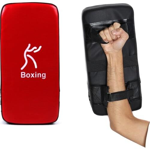 PU Leather Punching Boxing Kick Punching Bag Boxing Pads Shield Karate TKD Foot Target Focus Pad Sand Bag Training Tool