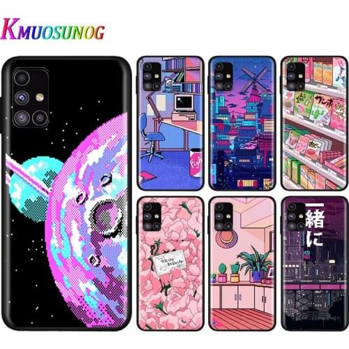 Cute Pixel Art For Samsung Note 20 10 9 8 Ultra lite Plus Pro F62 M62 M60 M40 M31S M21 M20 M10S Soft Phone Case