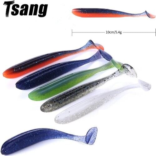 6pcs/Lot Soft Fishing lure trout Carp Fishing 10cm 5.4g Silicone Bait Artificial Tackle Outdoor Fisherman воблеры для рыбалки