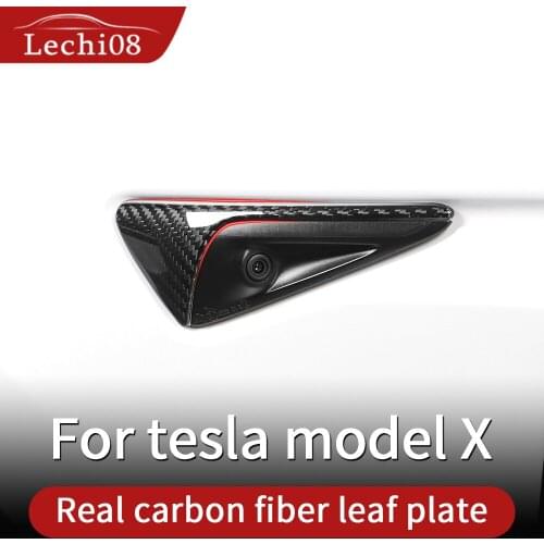 Camera trim for tesla model X accessories/car accessories model X tesla three tesla model X carbon/accessoires