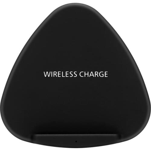 Q100 Wireless Qi Standard Charger Small Cobblestone Shape Erect Flating Pad Fast Charging Charger Suitable for IPhone Samsung