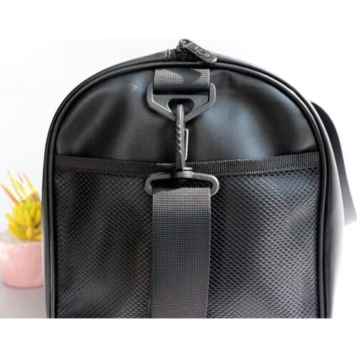 New PU Leather Travel Bag Large Capacity Crossbody Sports Handbag Gym Bag Custom Logo