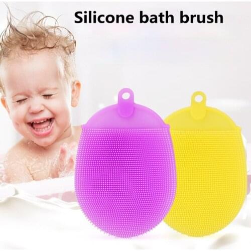 Food grade silicone massage brush, silicone bath brush, bath shampoo and face artifact, bath ball, bath brush