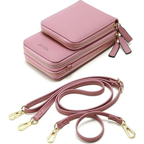 Messenger mobile phone shoulder bag mobile phone bag fashion daily card bag lady mini shoulder bag lady wallet bag female