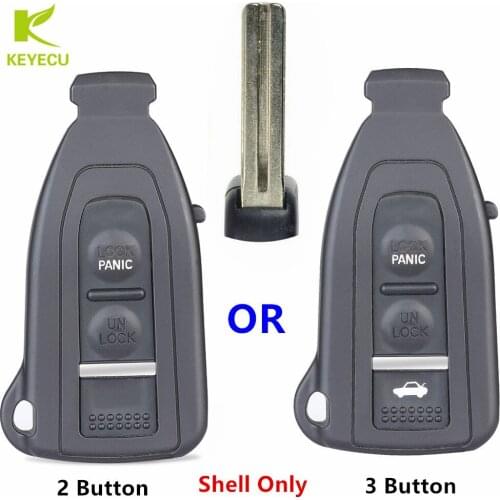 KEYECU Replacement Smart Prox Remote Key Shell Case Housing fob 2 /3 Buttons for Lexus LS430 2002 2003 2004 2005 2006