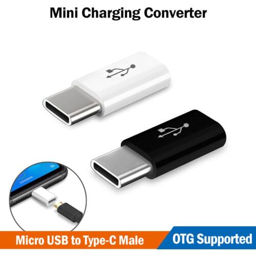 2Pcs USB Type-C to Micro Charging Adapter for Xiaomi Redmi 8 8A 9 9T K30 K30S K40 Pro Plus Phone USB C OTG Charger Converter