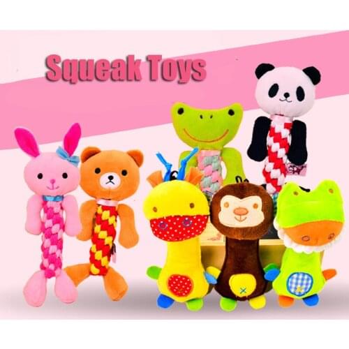 Chewing Pet Sex Toys For Dogs Puppies TS01 Rope Pink Rabbit Small Chihahua Yorshire Cat Animal Trainning Accessories Supplies