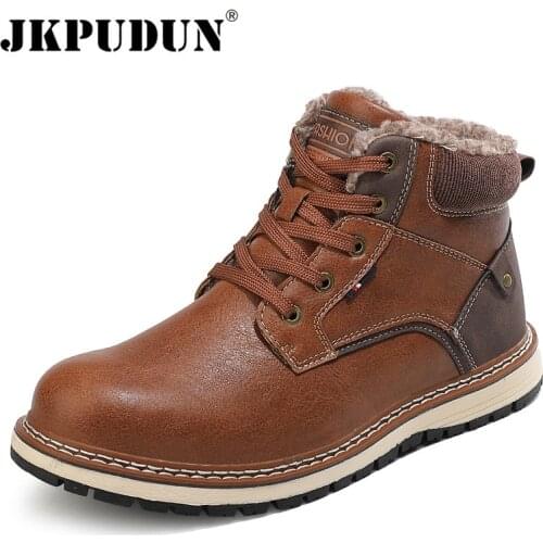 Winter Casual Boots Men Military Desert Combat Boots With Fur Waterproof Mens Sneakers Mens Outdoor Safety Shoes Bota Masculina