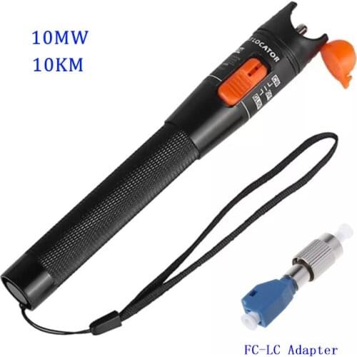 K10 1MW/10MW/20MW/30MW Mini Red Laser Light VFL Fiber Optic Cable Tester SC/FC/ST Visual Fault Locator Checker K10