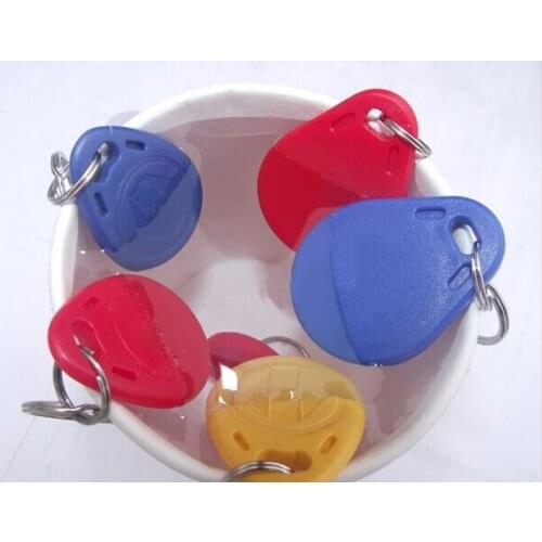 1000pcs/lot Key Fobs 125KHz Proximity EM4100/4102 RFID ID Card Keychains Token Tags