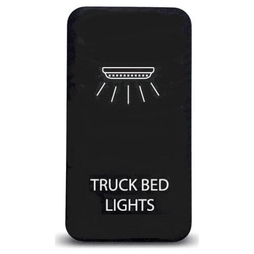 12V-24V Toyotaa Push Switch Truck Bed Lights Symbol - Blue LED