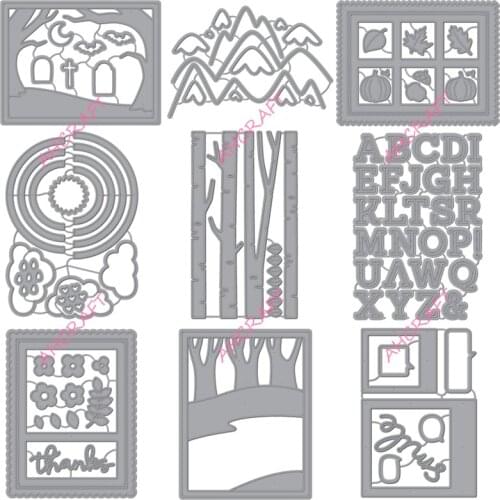 2# HBB dies Set Metal Cutting Dies for DIY Scrapbooking Photo Album Decorative Embossing Paper Card Crafts Die 2020