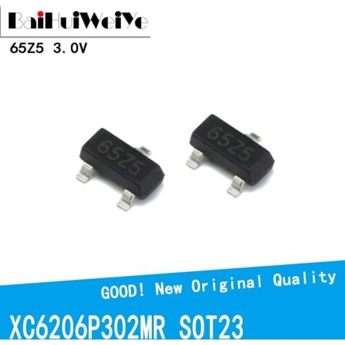 50PCS/LOT XC6206P302MR 65Z5 3.0V XC6206-3.0 3V SOT23 SOT-23 SMD New and Original IC Chipset MOSFET MOSFT