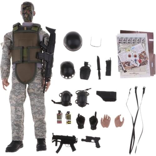 1/6 Army Special Forces Soldier 12" Action Figures Wargame Counter-Strike Games