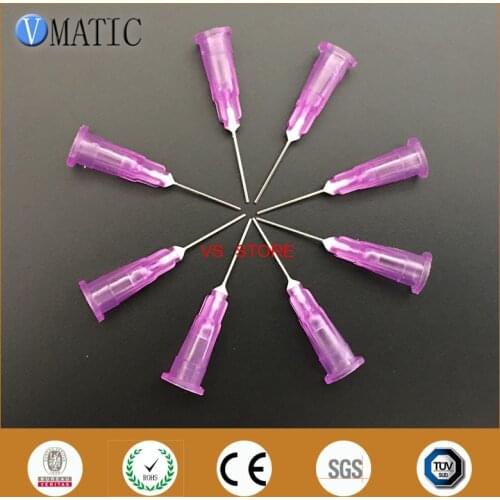 Free Shipping 24G 0.5'' 1/2 Inch Dispensing Machine Syringe Glue Dispensing Needle Plastic Dispensing Needle Tip