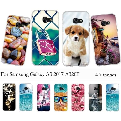 Fundas Case For Samsung Galaxy A3 2017 A320F Cover Soft TPU Silicone Back Cover for Samsung A3 2017 A320F SM-A3(7) Case Covers