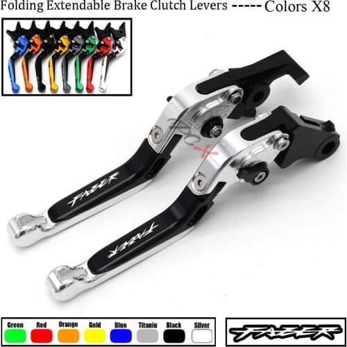 For Yamaha FZX750 FZX 750 Fazer 1986-1998 1997 1996 1995 1994 CNC Folding Extendable / Clutch Brake Levers 16 Colors