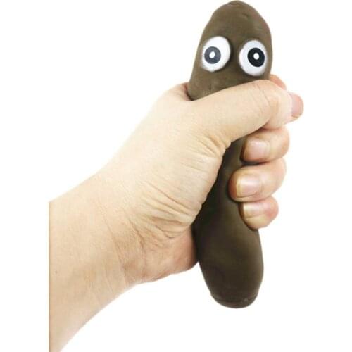 Stretchy Poo Stress Relief Ball Fake Poop Gift For Boys Girls Men Women Funny Birthday Joke Prank Present Squeeze Toy