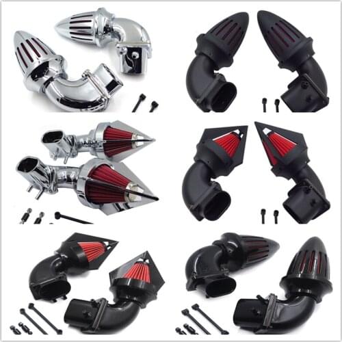 Aftermarket motorcycle parts Billet Aluminum Bullet Dual Air Cleaner Kit Intake Filter For Suzuki Boulevard M109 All year Black