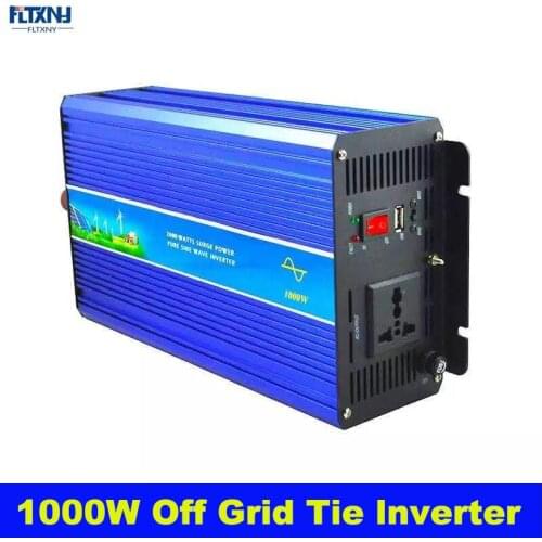 Hot !1000w pure sine wave inverter for solar system wind system use,off grid type for 12v/24v/48v /96v input 110v 220v DC output